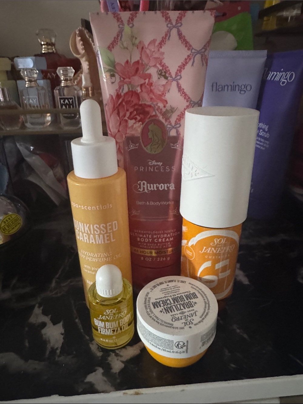 Sol de Janeiro Skincare Set with Orange and Yellow Accents bundle